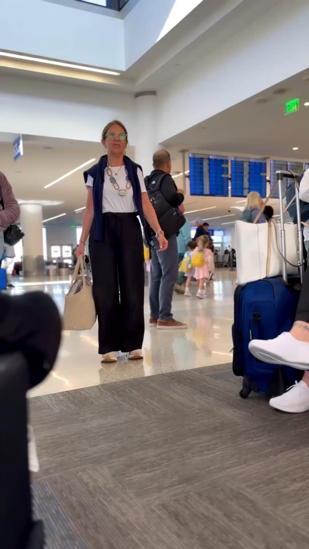 My Aritzia lodge pants barely wrinkled after 4 hours in a car and a red-eye flight. 

Run roomy.  I'm wearing size small for a flowy fit. 

#LTKootd #LTKOver40 #LTKSeasonal