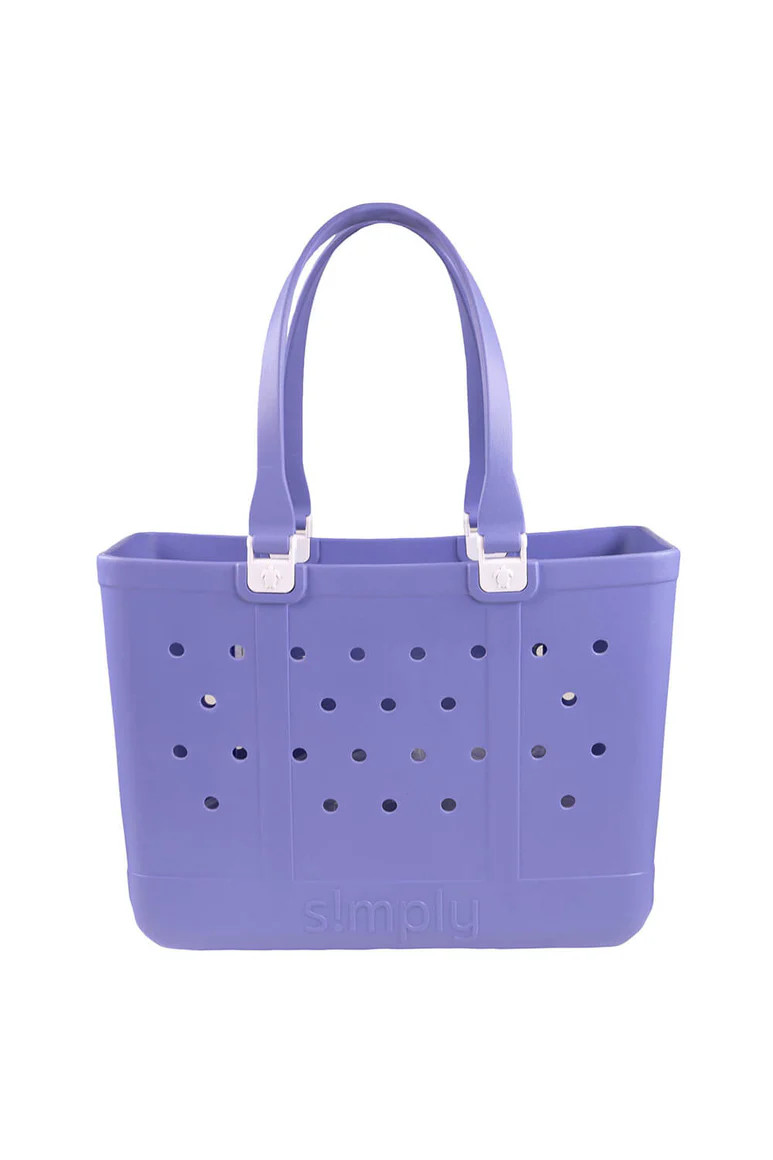 Simply Southern Large Waterproof Tote Bag in Iris | Glik's
