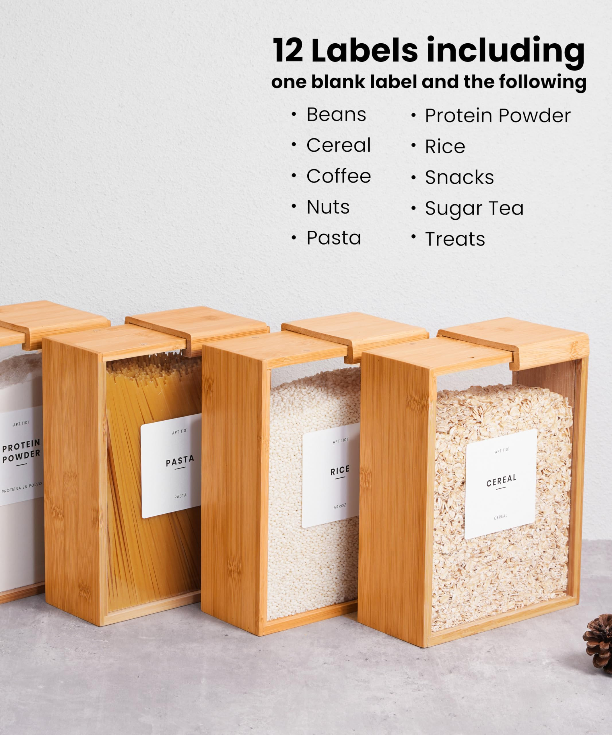 Food Dispenser 2L | Kitchen Organizers and Storage | Food Containers & Cereal Dispenser for Pantr... | Amazon (US)