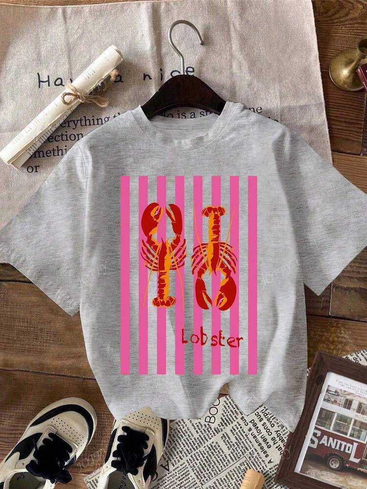 Lobster T-shirt | SHEIN