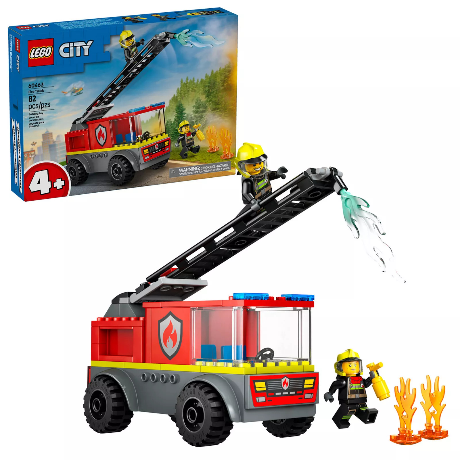 LEGO City Fire Ladder Truck Toddler Building Toy 60463, Na | Kohl's