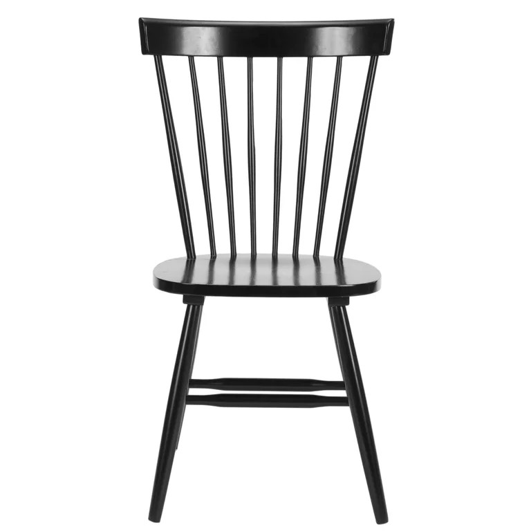 SAFAVIEH Parker 17''H Spindle Dining Chair Set of 2 Black | Walmart (US)
