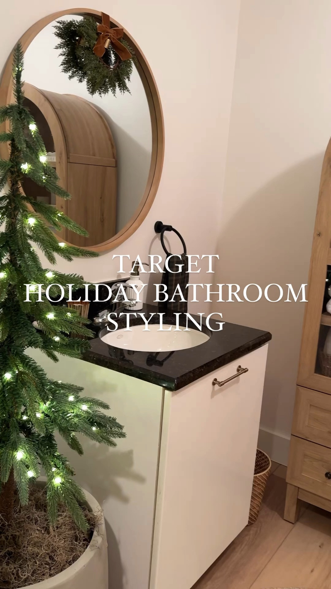 Target holiday bathroom styling - 40% off bath items! 

#LTKHoliday #LTKSaleAlert #LTKCyberWeek