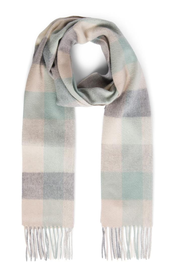 Ladies Cashmere Check Scarf | The House Of Bruar