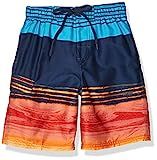 Kanu Surf Boys' Yolo Quick Dry UPF 50+ Beach Swim Trunk, Moonbeam Navy/Orange, Medium (10/12) | Amazon (US)