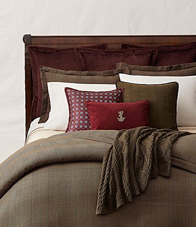 Ralph Lauren Palazzo Collection Bretford Herringbone Comforter - King | Dillard's