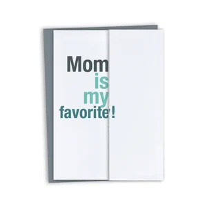 Funny Father's Day Gift Card for Dad  Mom is My Favorite | Etsy | Etsy (US)