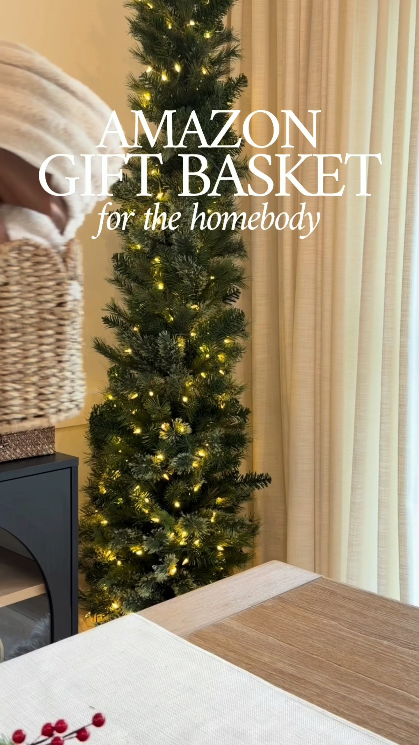 For the homebody who loves cozy nights in 🤍 This Amazon gift basket is filled with all the little comforts—warm vibes, soft textures, and feel-good finds that make staying home the best plan.

#HomebodyGifts #CozyAtHome #AmazonFinds #GiftBasketIdeas #CozyVibesOnly #StayInStyle #SelfCareAtHome #ThoughtfulGifts #AmazonHomeFinds #ComfortAtHome #HomeLover #CozyEssentials #GiftInspo #RelaxAndUnwind #Christmasgiftbasket 
#pleasantlybuilt 

 #LTKGiftGuide #LTKHoliday #LTKHome