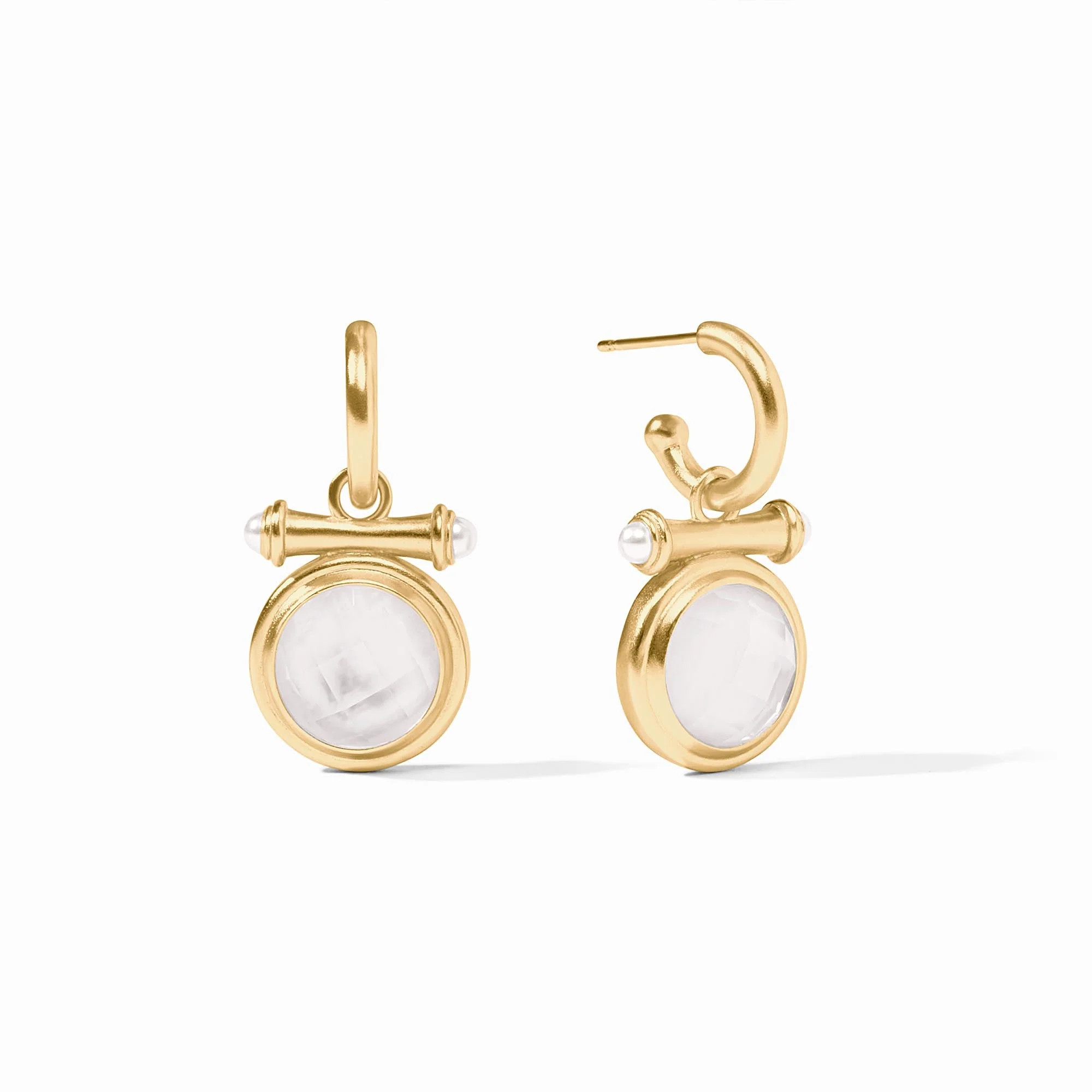 Bamboo Hoop & Charm Earring | Julie Vos