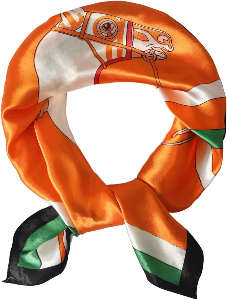 EXTREE Fashion Silky Satin Headscarf for Women Girls: Exquisite Pattern Lightweight Silk Gracef... | Amazon (US)