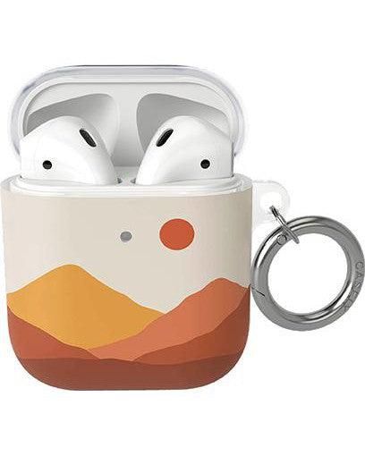Opposites Attract | Day & Night Colorblock Mountains AirPods Case | CASELY