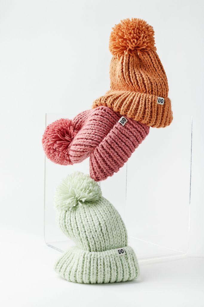 UO Pompom Beanie | Urban Outfitters (US and RoW)
