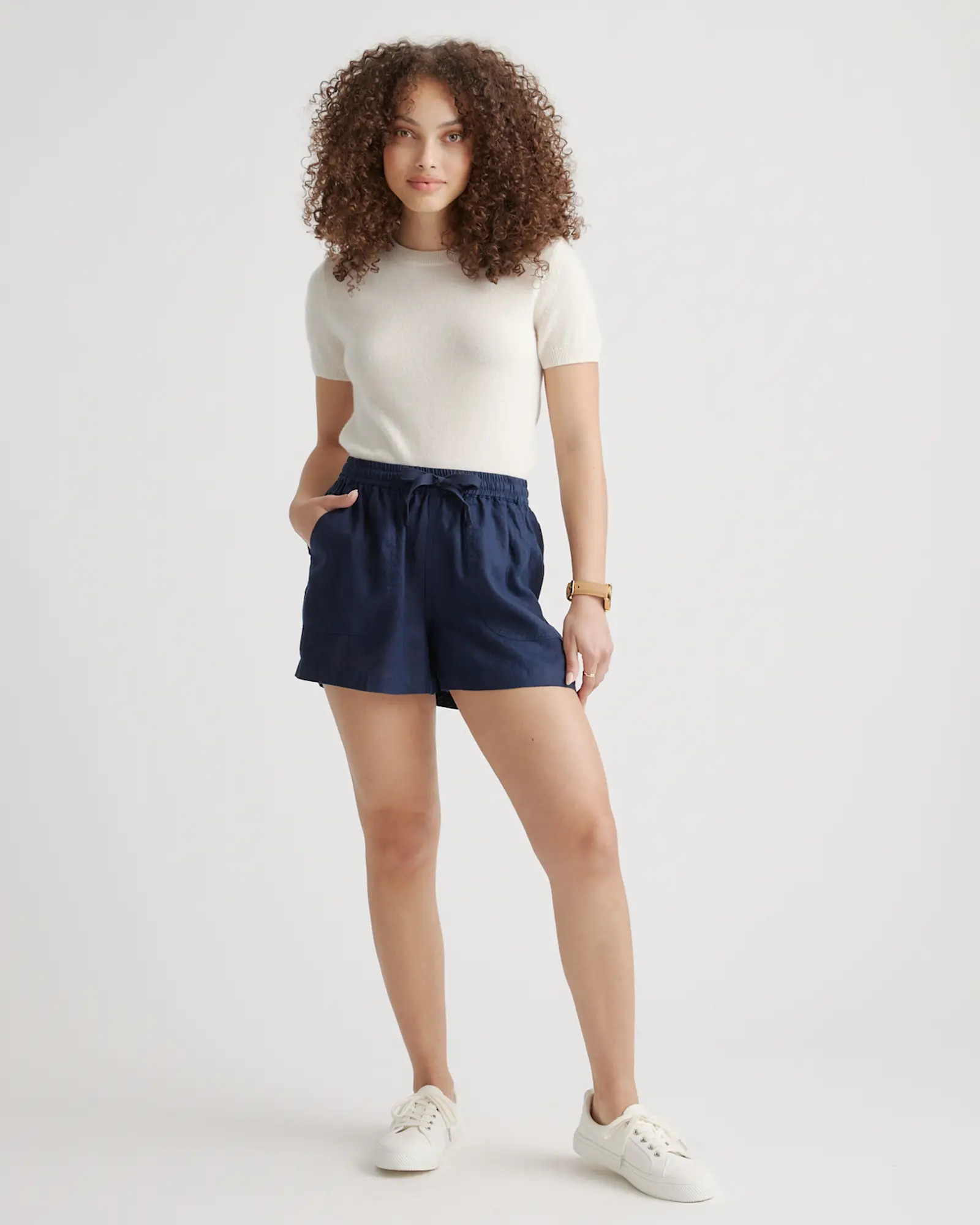 100% European Linen Shorts | Quince