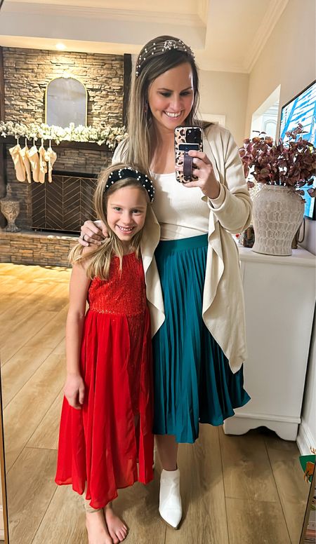 Mommy and me Christmas outfits! 

What we wore to see the Nutcracker ballet! Wearing size M in bodysuit, maxi skirt & cardigan. 🩰 Linking my girls dress, shoes & pea coat too! 

#ltkfamily #ltkwedding 

#LTKkids #LTKwedding #LTKSeasonal