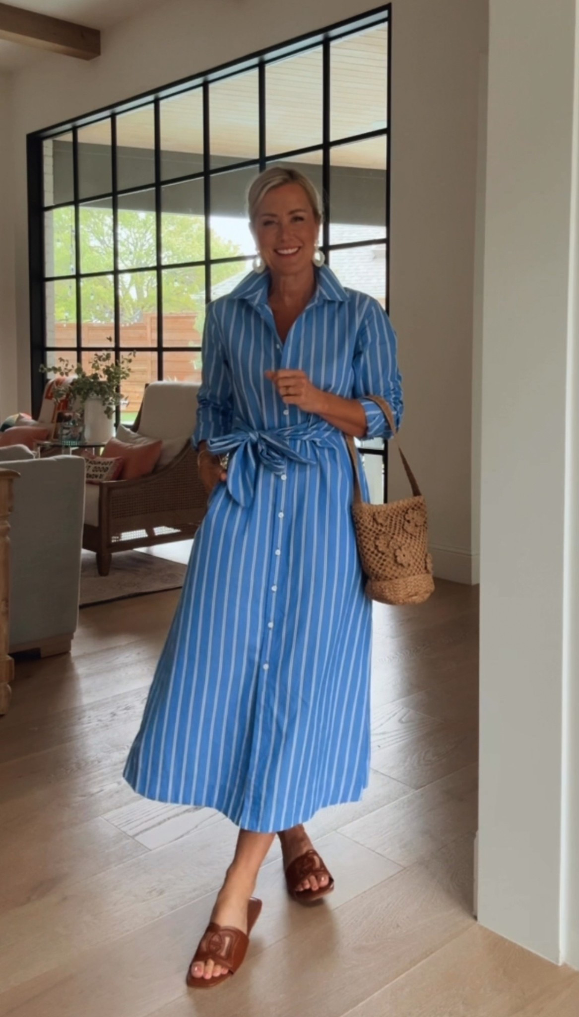 Striped shirt dress with a wrap tie. Lightweight & soft, and under $30!

I’m in an xs 

#LTKSaleAlert #LTKOver40 #LTKFindsUnder50