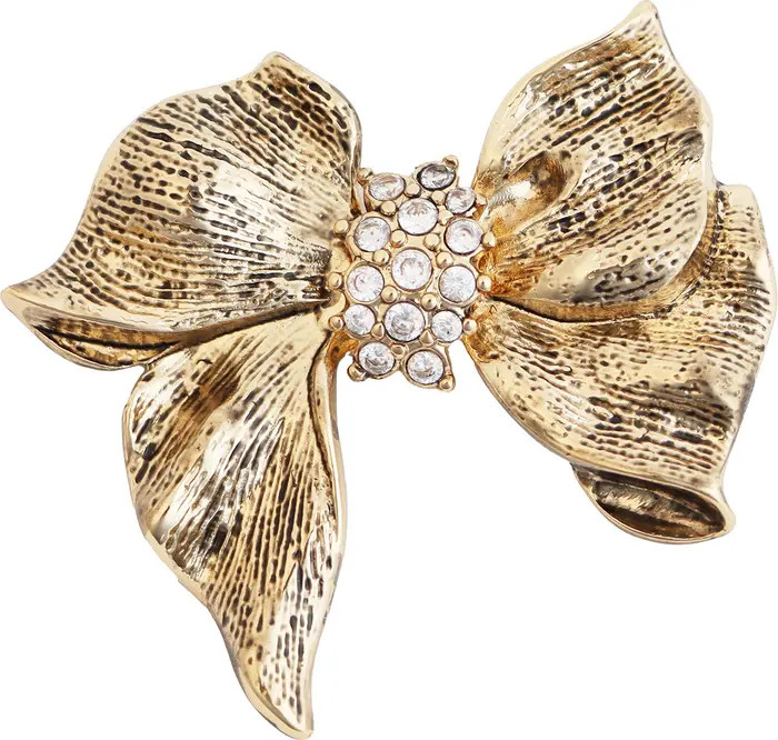 Cubic Zirconia Bow Brooch | Nordstrom
