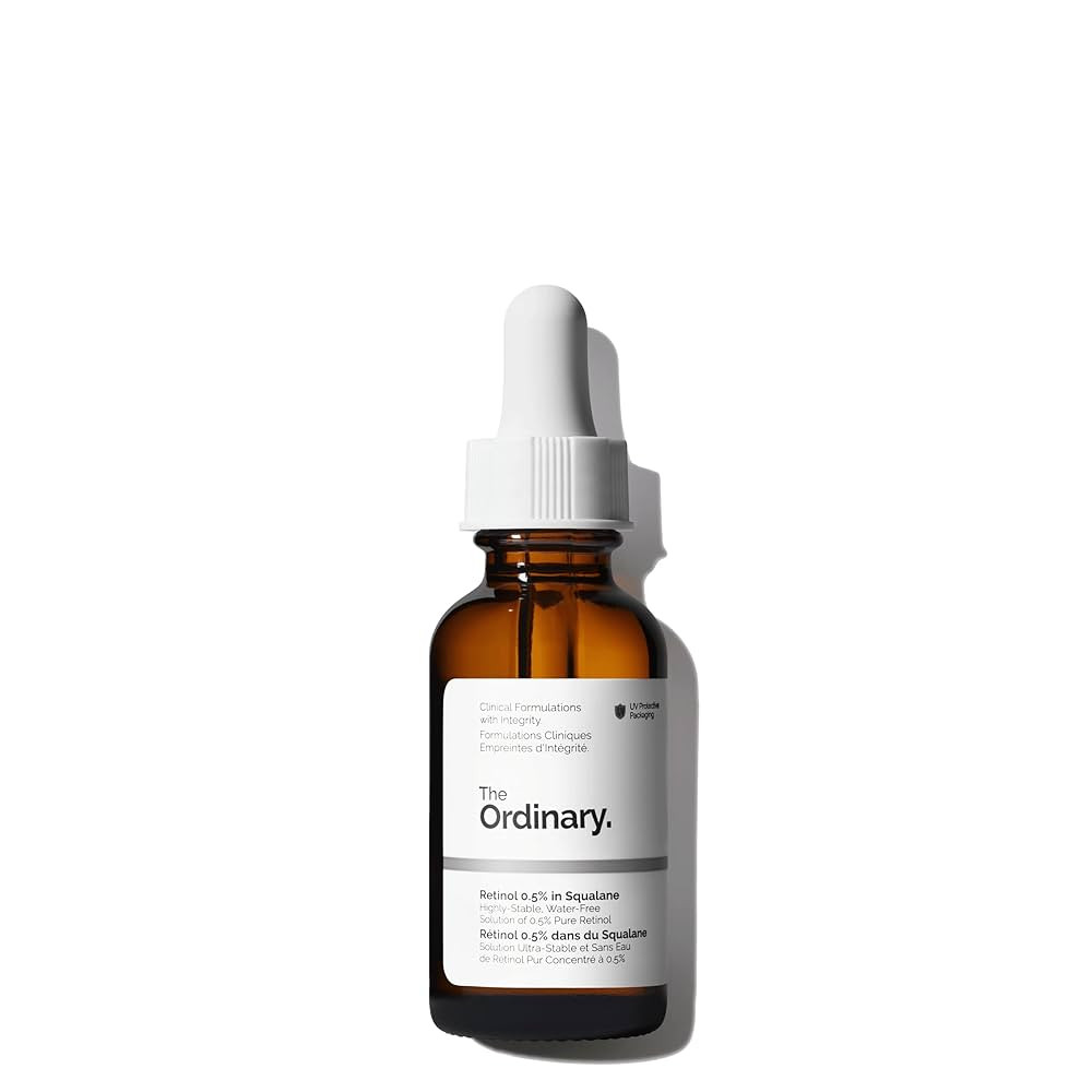 The Ordinary Retinol 0.5% in Squalane, Intermediate Retinol Serum for the Face That Is Anti-Aging... | Amazon (US)