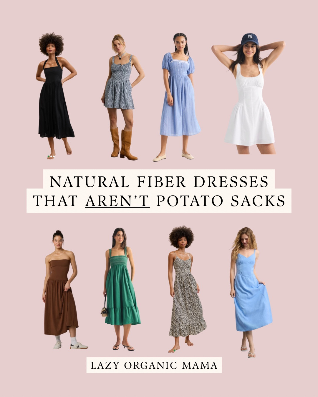 natural fibers that *don’t* make you look like a potato sack 🙃



here are my favorite spring natural fiber dresses of the season. made from cotton, linen, and nice breezy fabrics 🌞

#naturalfibers #crunchy #lowtoxliving #nontoxichome #lowtox 

crunchy mama scrunchy mom low tox nontoxic organic holistic natural living granola girl low-tox non-toxic