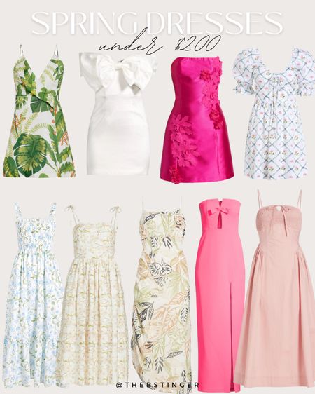 Saks Fifth Avenue spring dresses under $200 

#LTKSeasonal #LTKstyletip