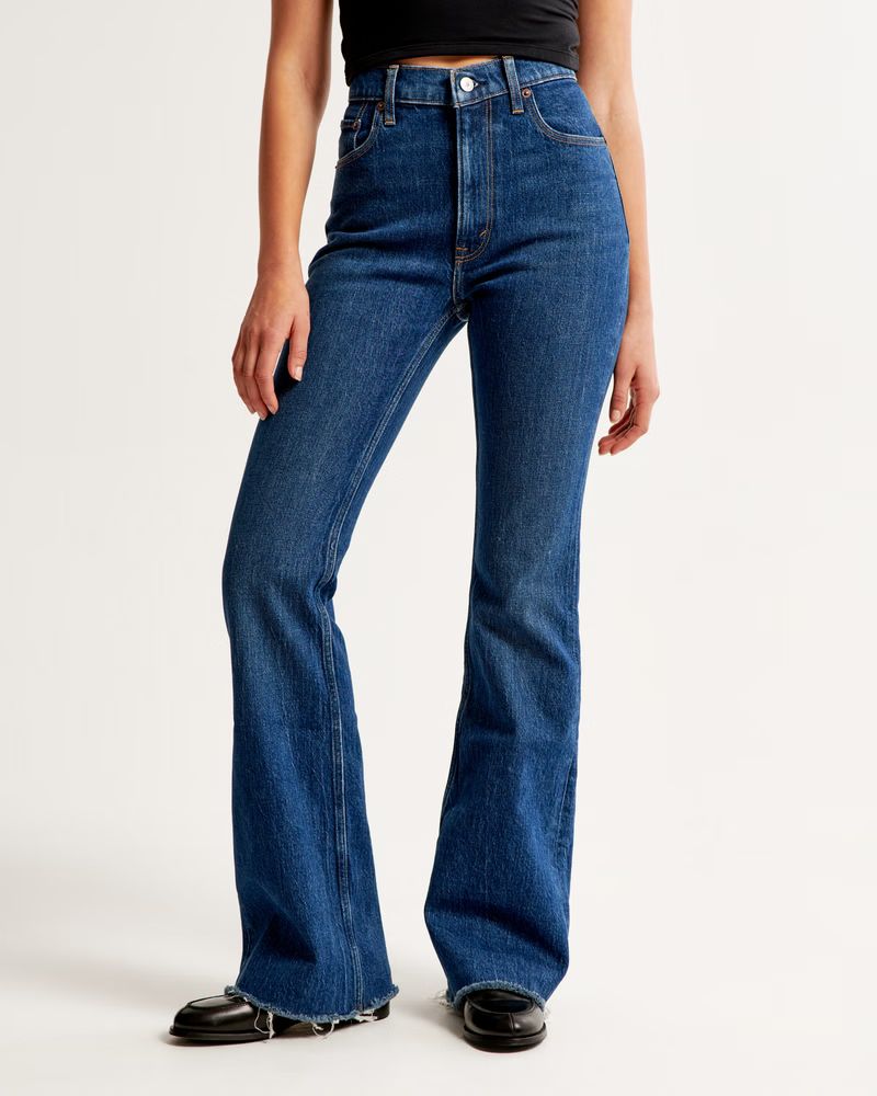High Rise Vintage Flare Jean | Abercrombie & Fitch (UK)