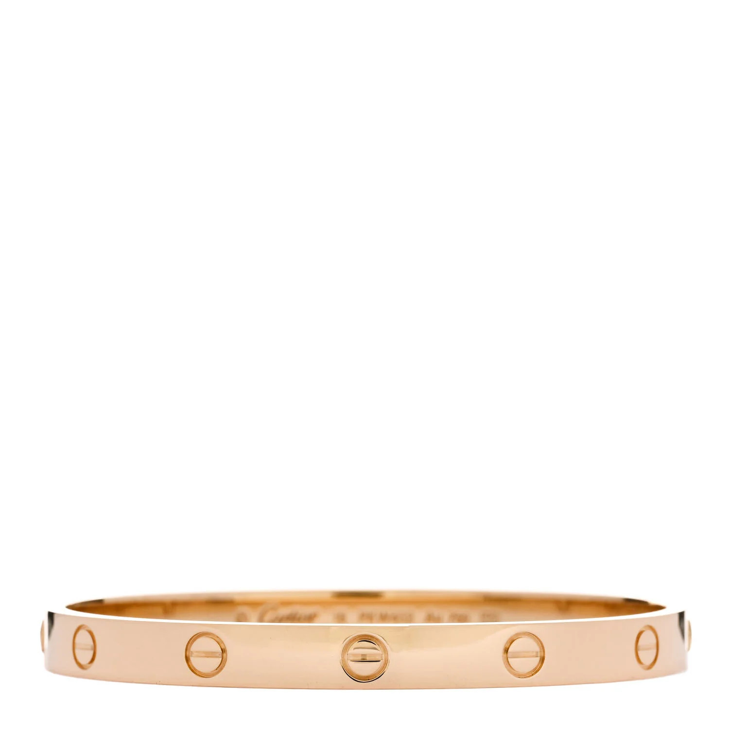 18K Yellow Gold LOVE Bracelet 18 | FASHIONPHILE (US)