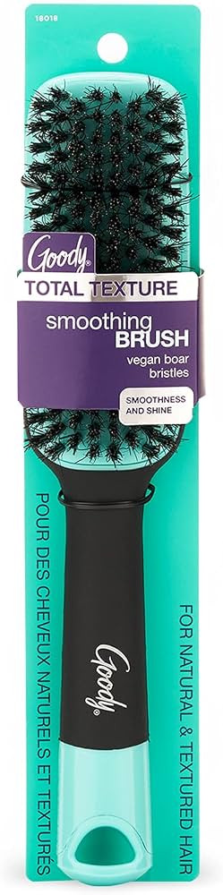 Goody x Total Texture Smoothing Brush - Vegan Boar Bristles Help Condition and Smooths Hair Cutic... | Amazon (US)
