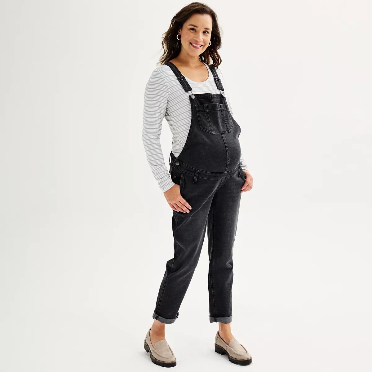 Maternity Sonoma Goods For Life® Denim Overalls | Kohl's