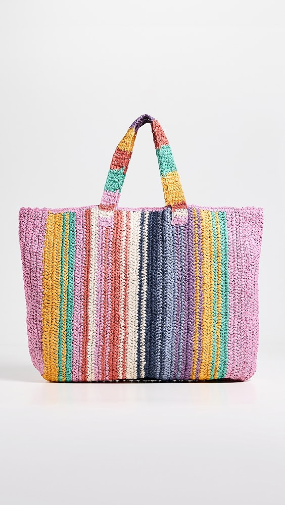 Straw Stripe Beach Tote | Shopbop