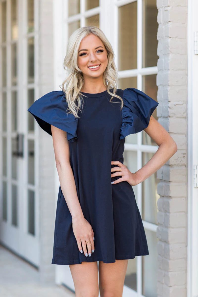 Trixie Dress- Navy | Avara