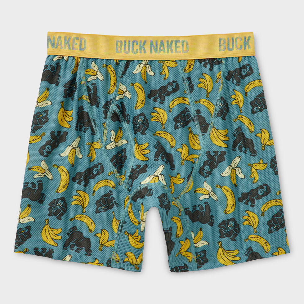 Men's Buck Naked Pattern Boxer Briefs | Duluth Trading Company