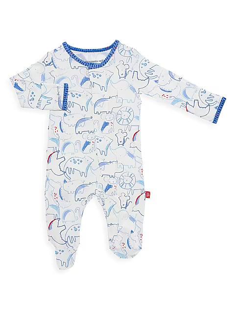 Baby Boy's Roarsome Friends Magnetic Coveralls | Saks Fifth Avenue