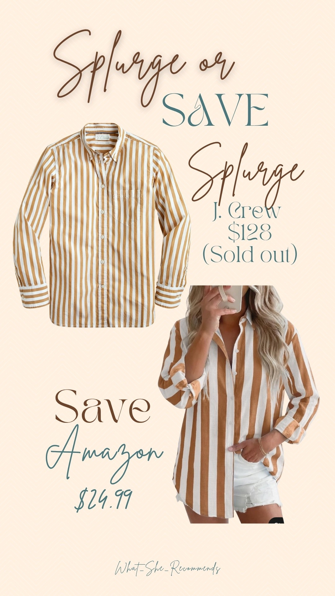 This striped button down is perfect for casual spring-summer events, or workwear! Loving the colors and nautical look. Shop 👇 

#LTKmomlife #LTKWorkwear #LTKootd