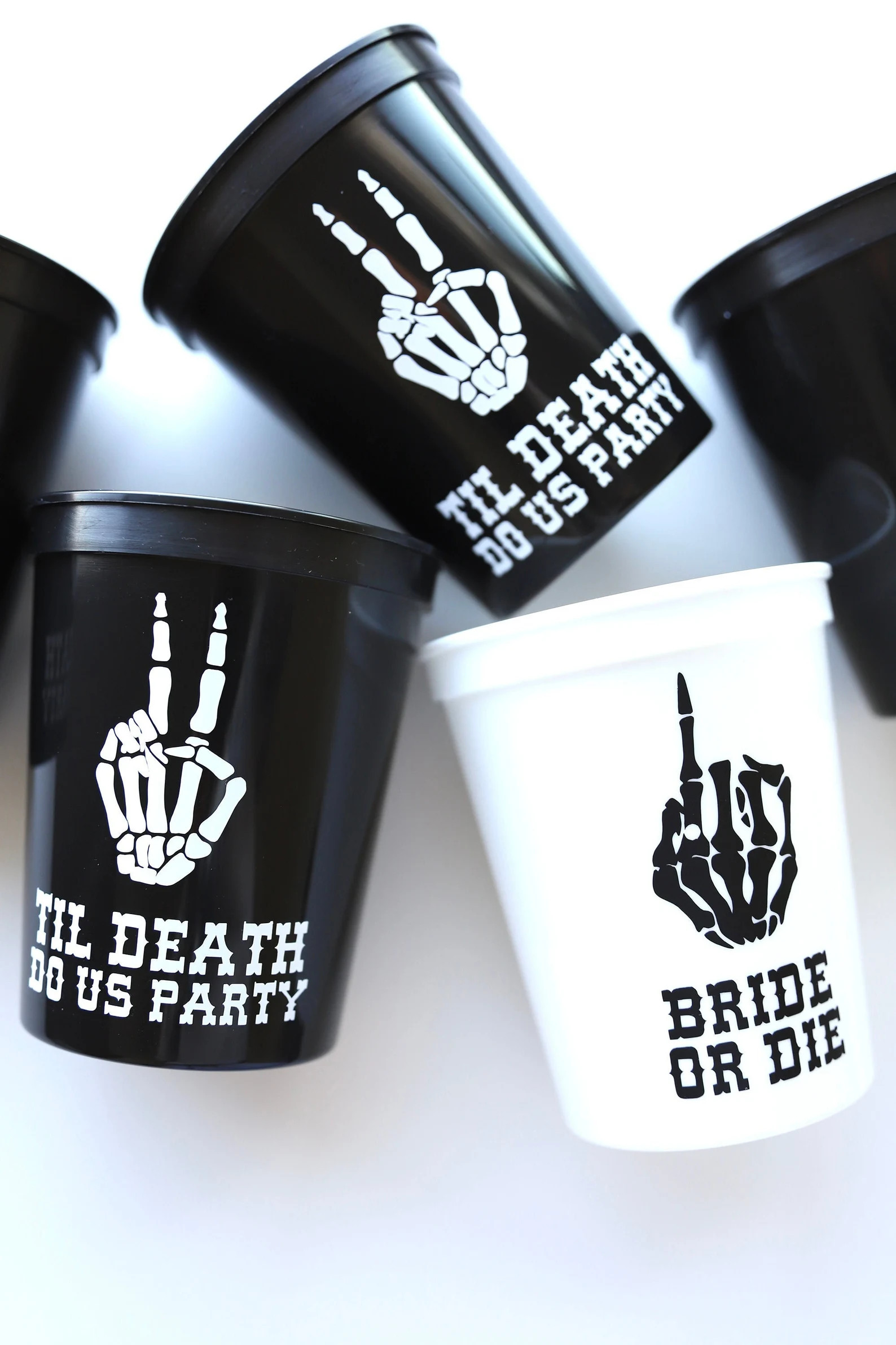 Til Death Do Us Party Bride or Die Halloween Bachelorette Cups Til Death Do Us Party Bachelorette... | Etsy (US)