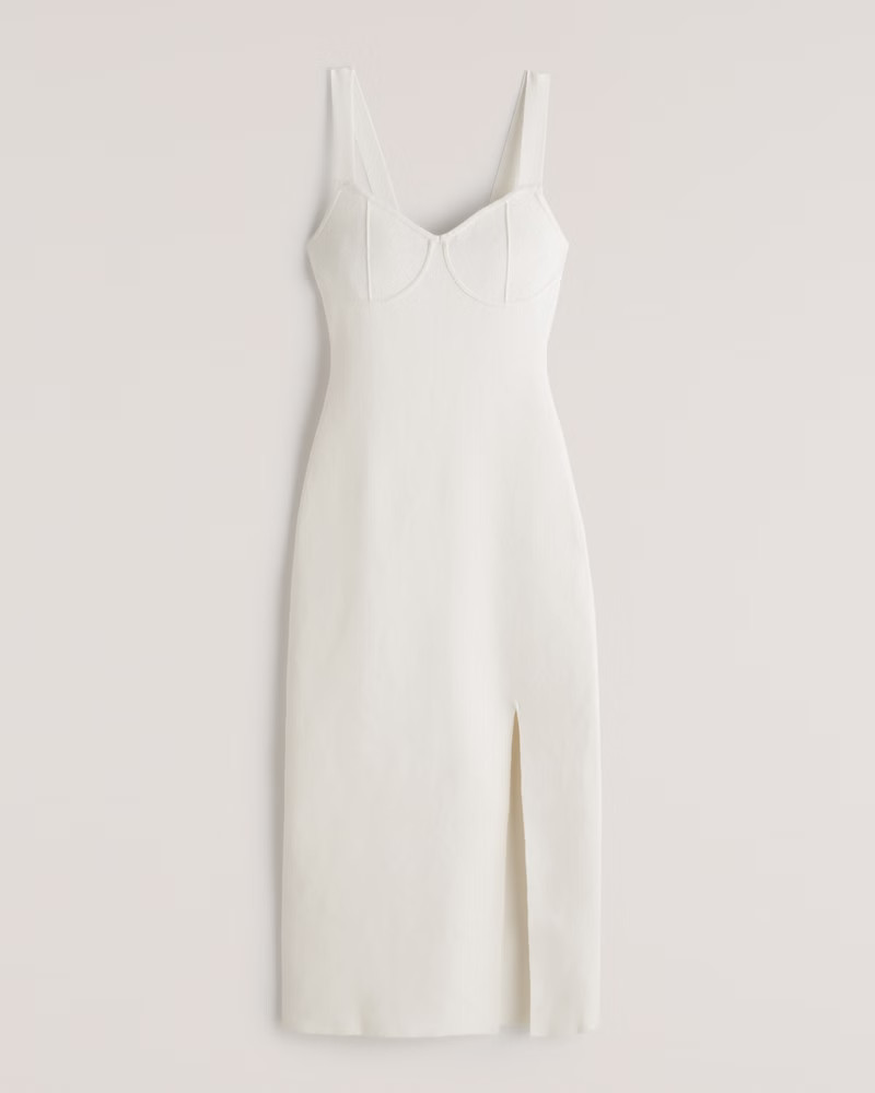 Corset Midi Sweater Dress | Abercrombie & Fitch (US)