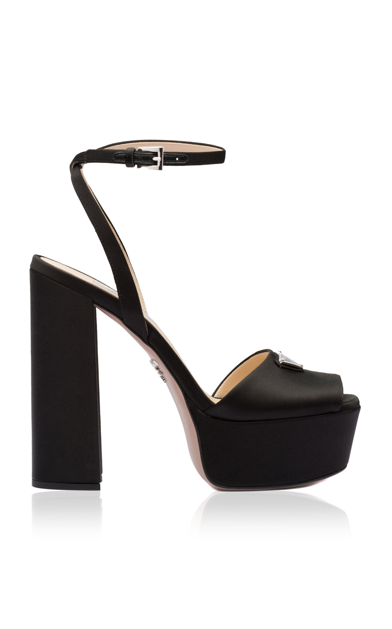 Satin Platform Sandals | Moda Operandi (Global)