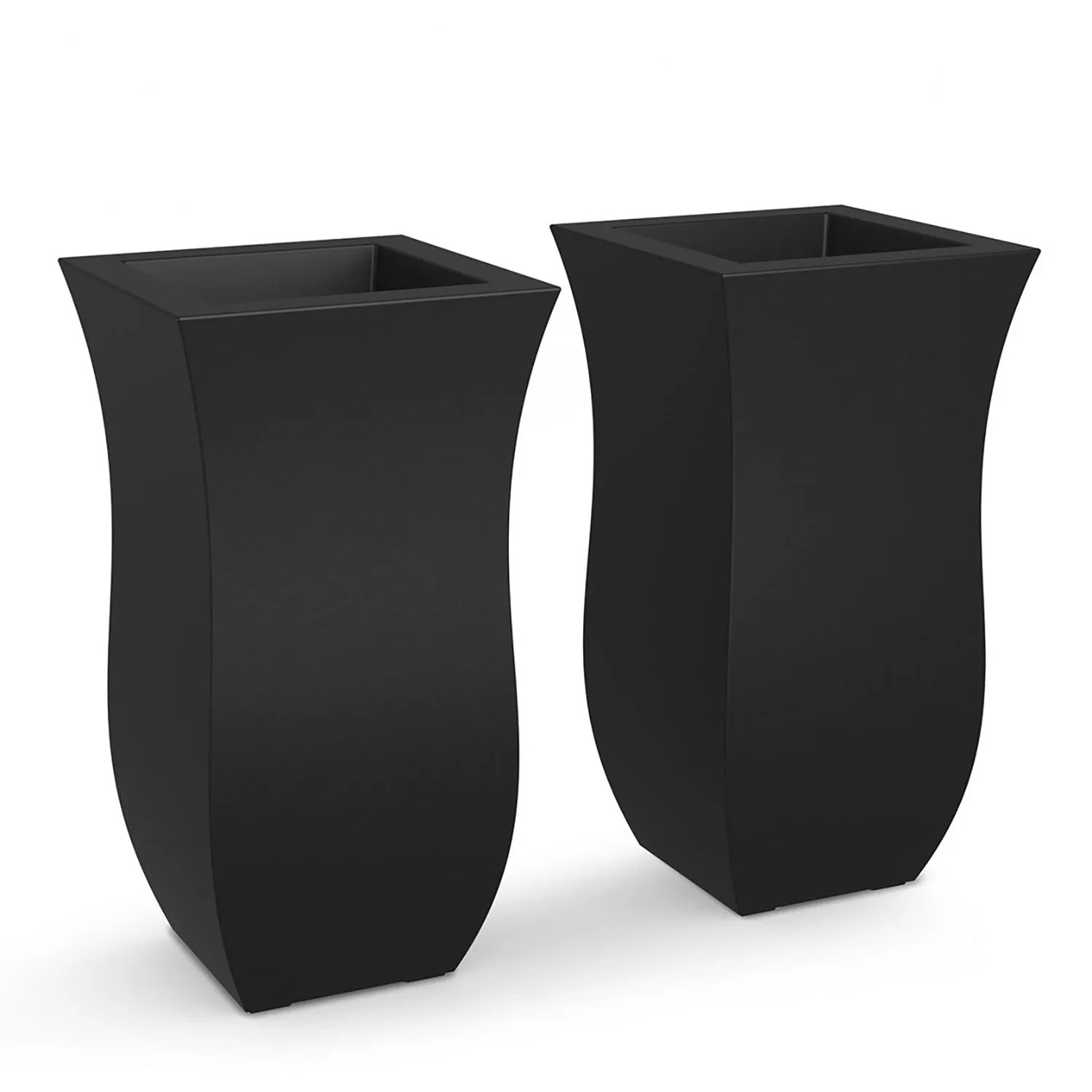 Valencia Tall Planter, 2 Pack (Black) | Sam's Club