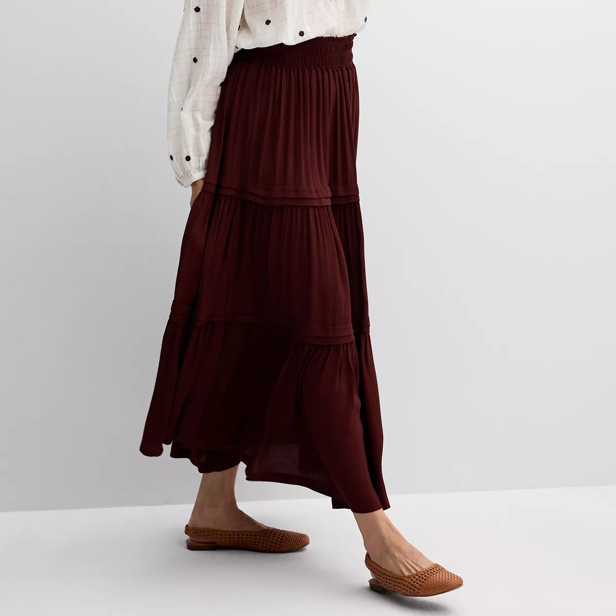 Women's Farmers Market Pleated Maxi Skirt | Kohl's