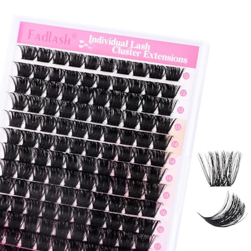 Cluster Lashes 12-18mm Lash Clusters 140 Pcs Lash Extension Clusters Individual Lashes Soft DIY Eyelash Extensions Mixed Tray Eyelash Clusters Natural Look (200D-0.07D, 12-18mm) | Amazon (CA)