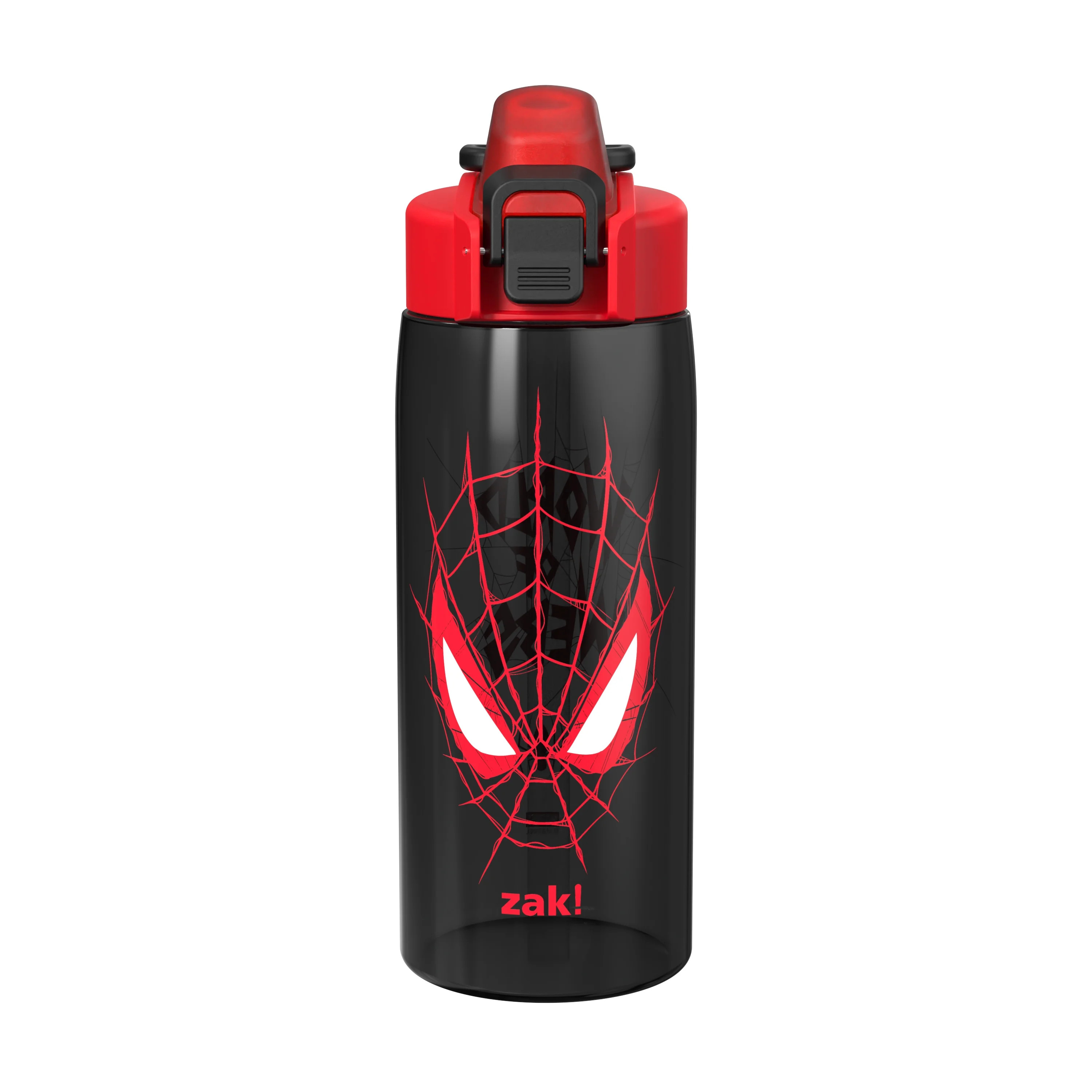 Zak Designs 25oz Durable Plastic Jubilation Water Bottle with Leak Proof Spout Cover, Straw, Push... | Walmart (US)