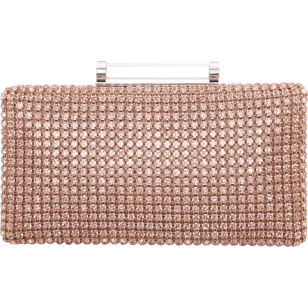 Nina Gracious Crystal Clutch in Pearl Rose at Nordstrom | Nordstrom