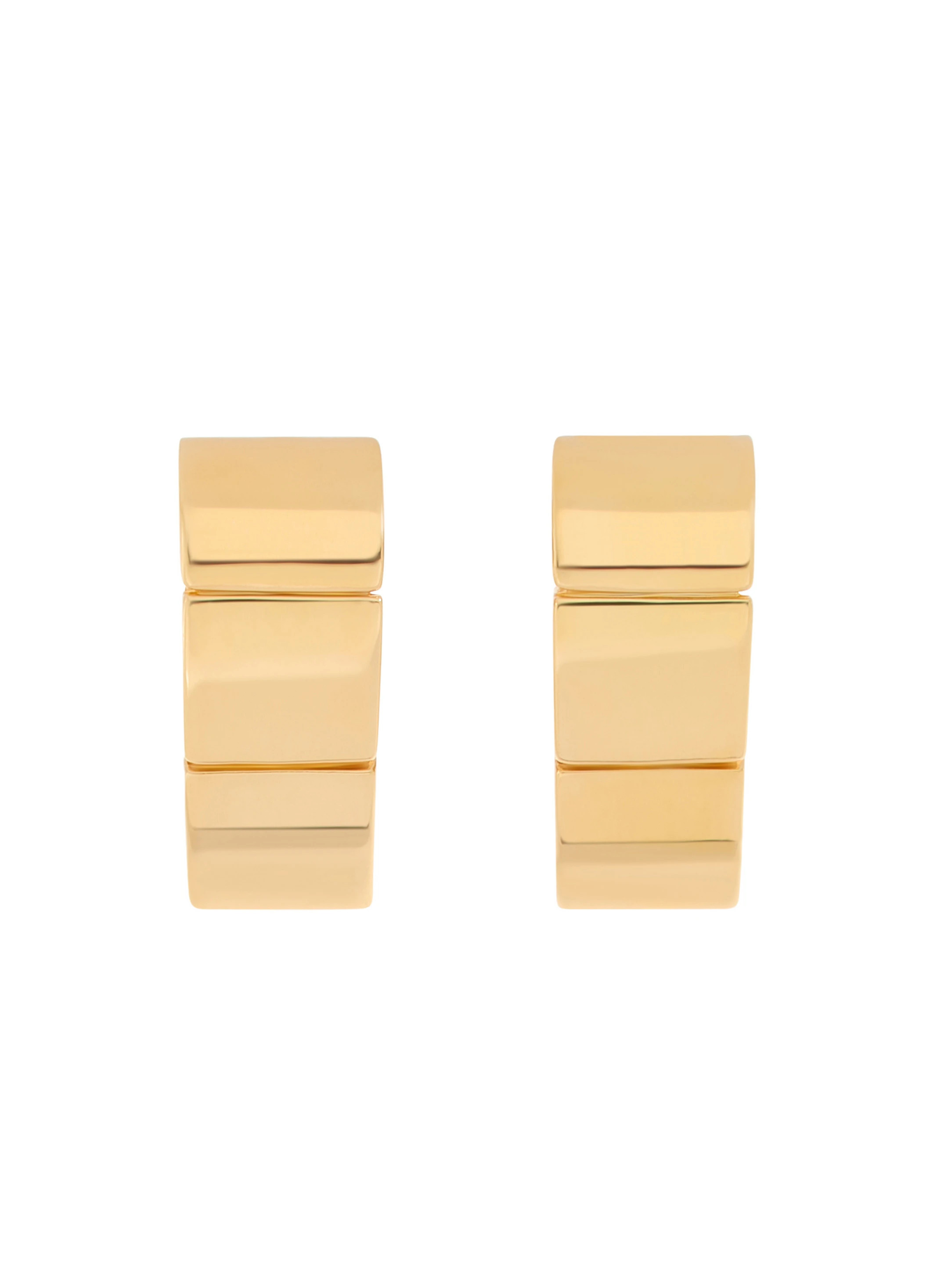 Solid Geo Clip-On Earrings | St. John Knits