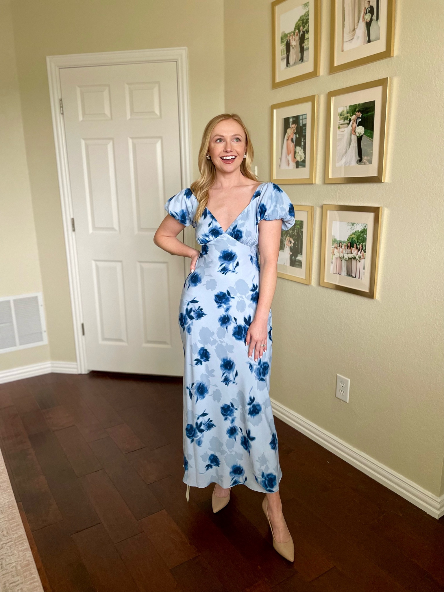 This dress is giving early 2000’s rom com but I’m here for it! Wearing an XS regular | spring wedding guest dress, maxi dress, semi formal dress, blue dress, floral dress 

#LTKWedding #LTKPetite #LTKSeasonal
