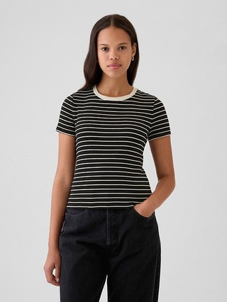 Modern Rib Cropped T-Shirt | Gap (US)