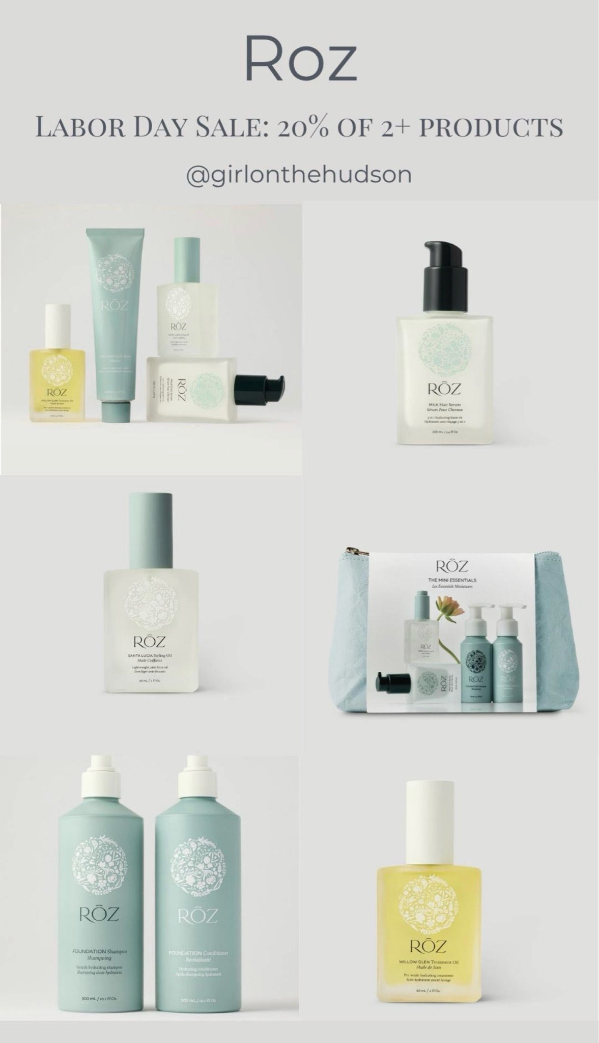 20% off some of my favorite hair products and treatments from Roz this week when you bundle 2+ products! Linking what I use and love (the hair milk and treatment oil are my favorites and the travel kit is SO HELPFUL to have on hand)!

#LTKBeauty #LTKmorningroutine #LTKselfcare