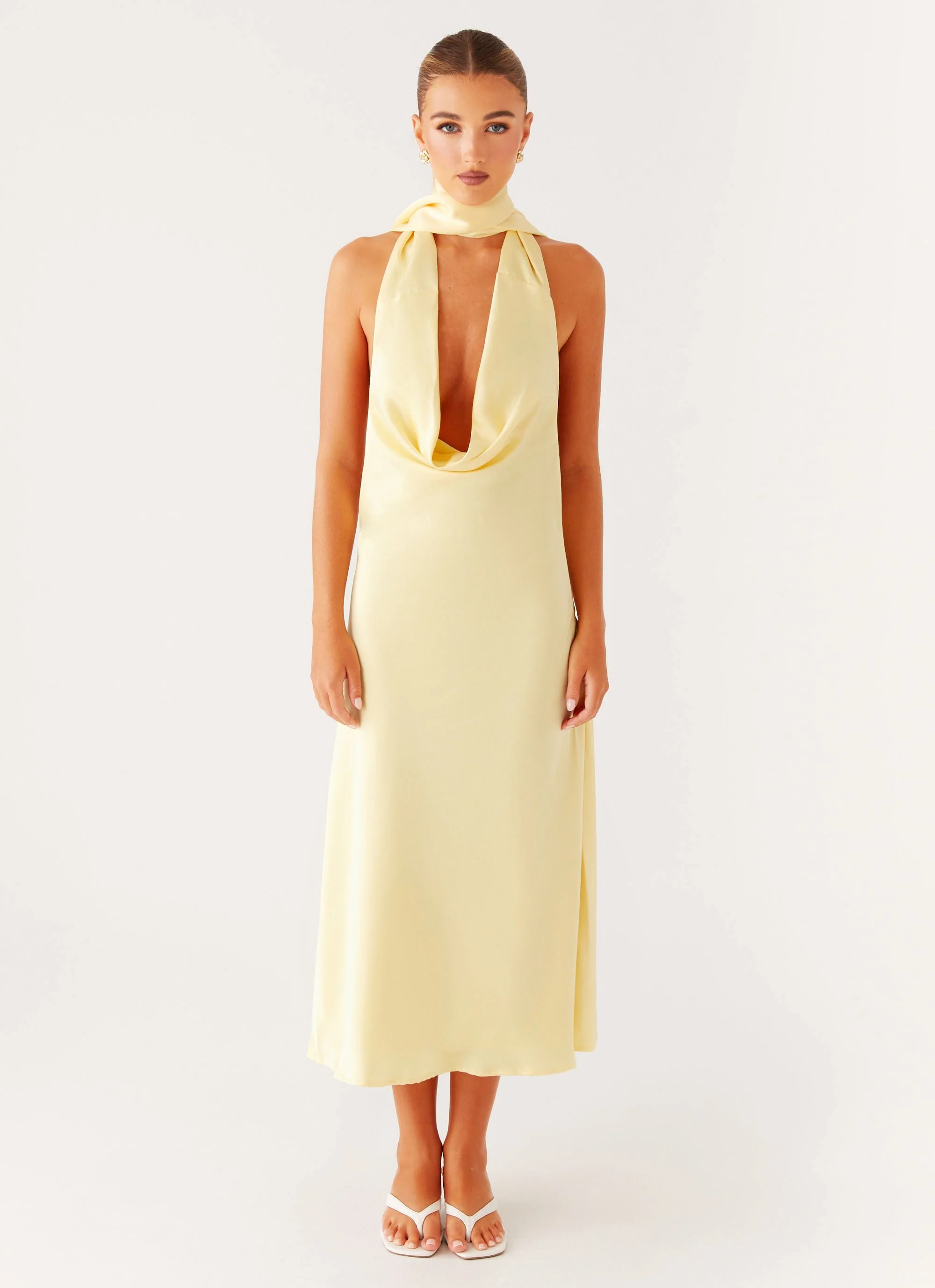 Sonny Midi Dress - Yellow | Peppermayo (Global)