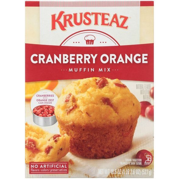 Krusteaz Cranberry Orange Supreme Muffin Mix - 18.6oz | Target