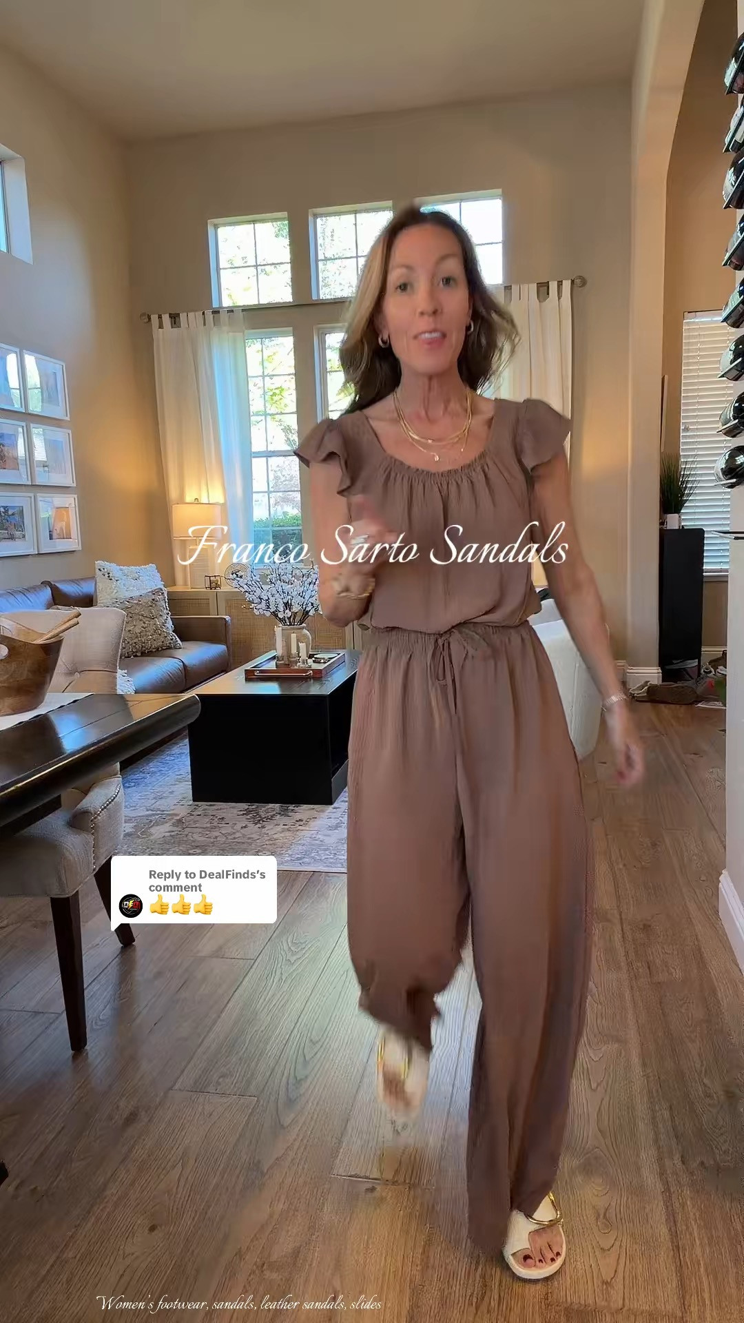 Be the most stylish and most comfortable woman in the room! 

 #sandals #womensfashion #chic #over40fashion
