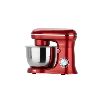 Culinary Chef 4.5 Liter 380 Watt Stand Mixer with Stainless Steel Bowl, 8 Speed Kitchen Mixer with Planetary Mixing System, Red | Wayfair North America