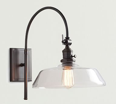 Arc Farmhouse Glass Sconce | Pottery Barn (US)
