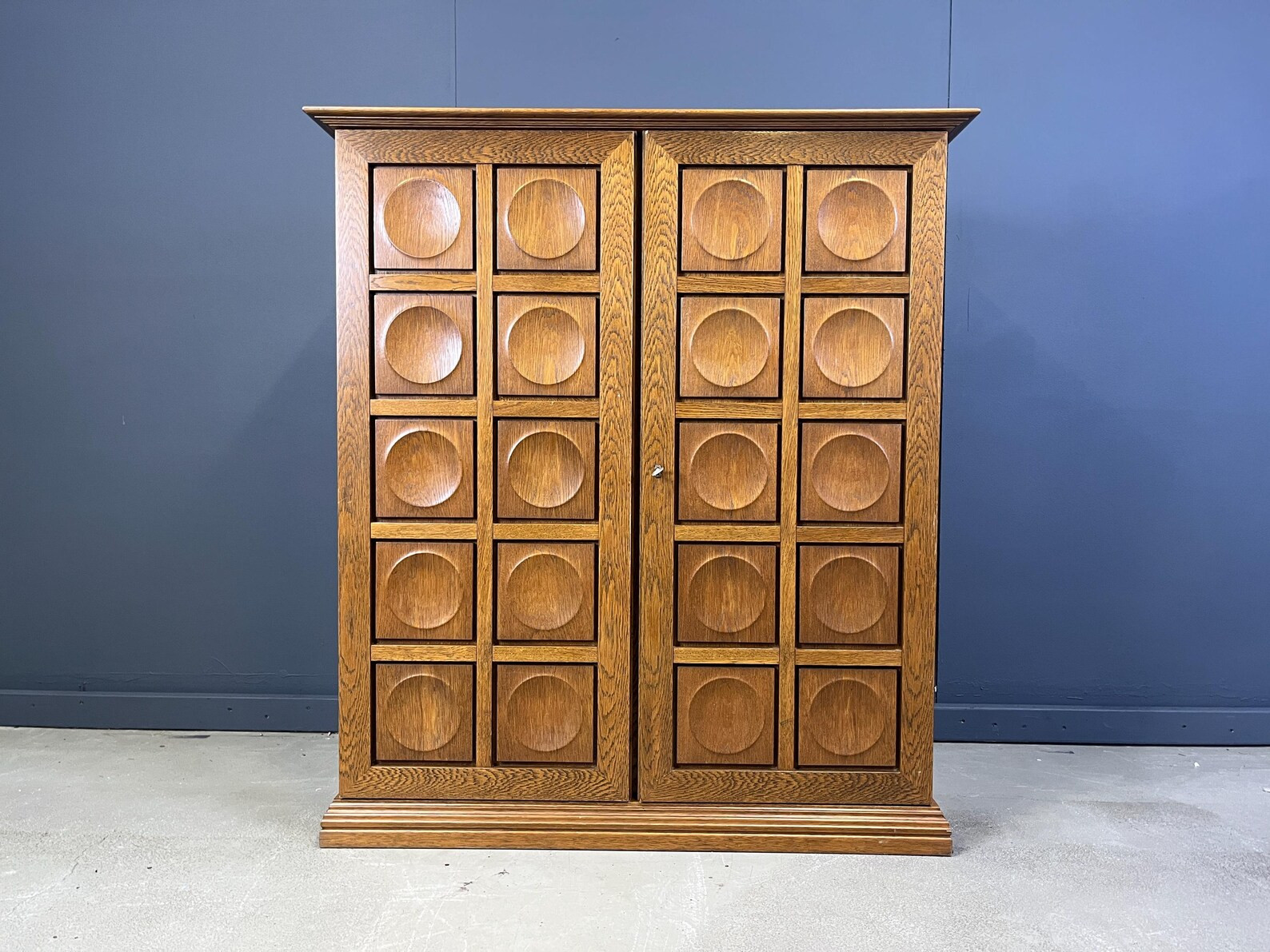 Vintage Brutalist Bar Cabinet, 1970s - Oak Bar Cabinet - Vintage Brutalist Cabinet - Brutalist De... | Etsy (US)